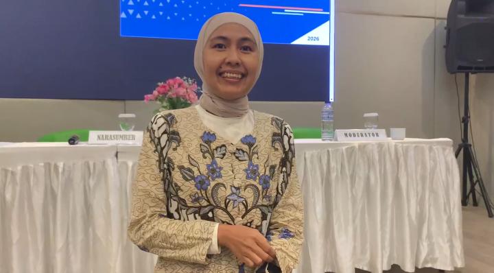 : Tenaga Ahli Kebencanaan BNPB, Kristanti (foto PPID)