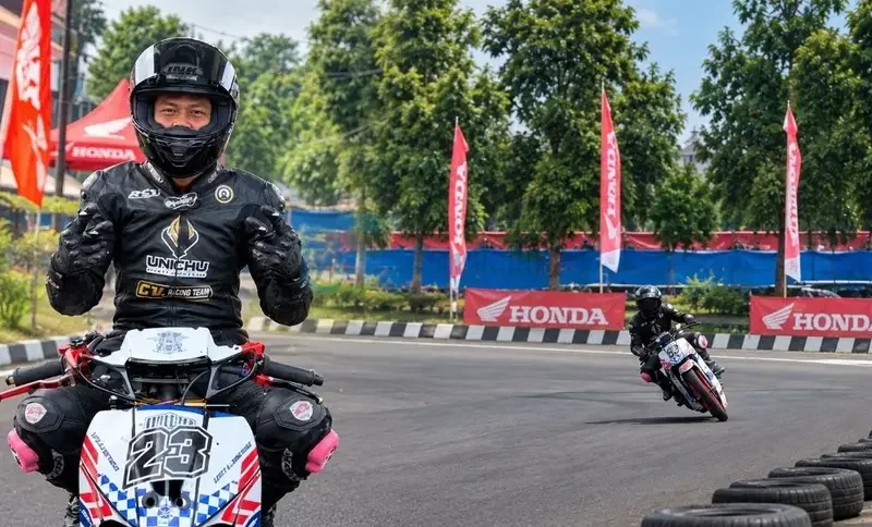 Bukan Sekadar Hobi, Dirlantas Bengkulu Turun di Road Race Demi Tekan Balap Liar
