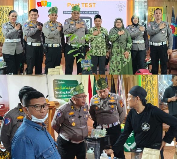 Cegah Kecelakaan Akibat Kantuk, Ditlantas Polda Riau Edukasi Mahasiswa UMRI