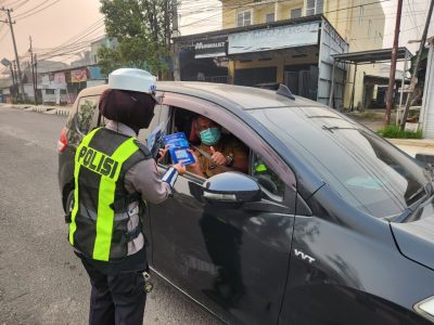Cegah Kecelakaan, Satlantas Tabalong Gencarkan Imbauan Keselamatan