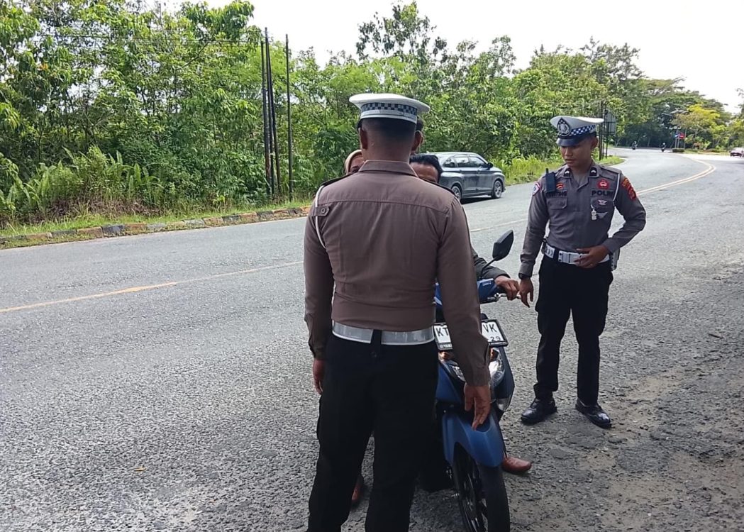 Cegah Potensi Kecelakaan, Satlantas PPU Gelar Patroli Titik Rawan & Jalur Utama