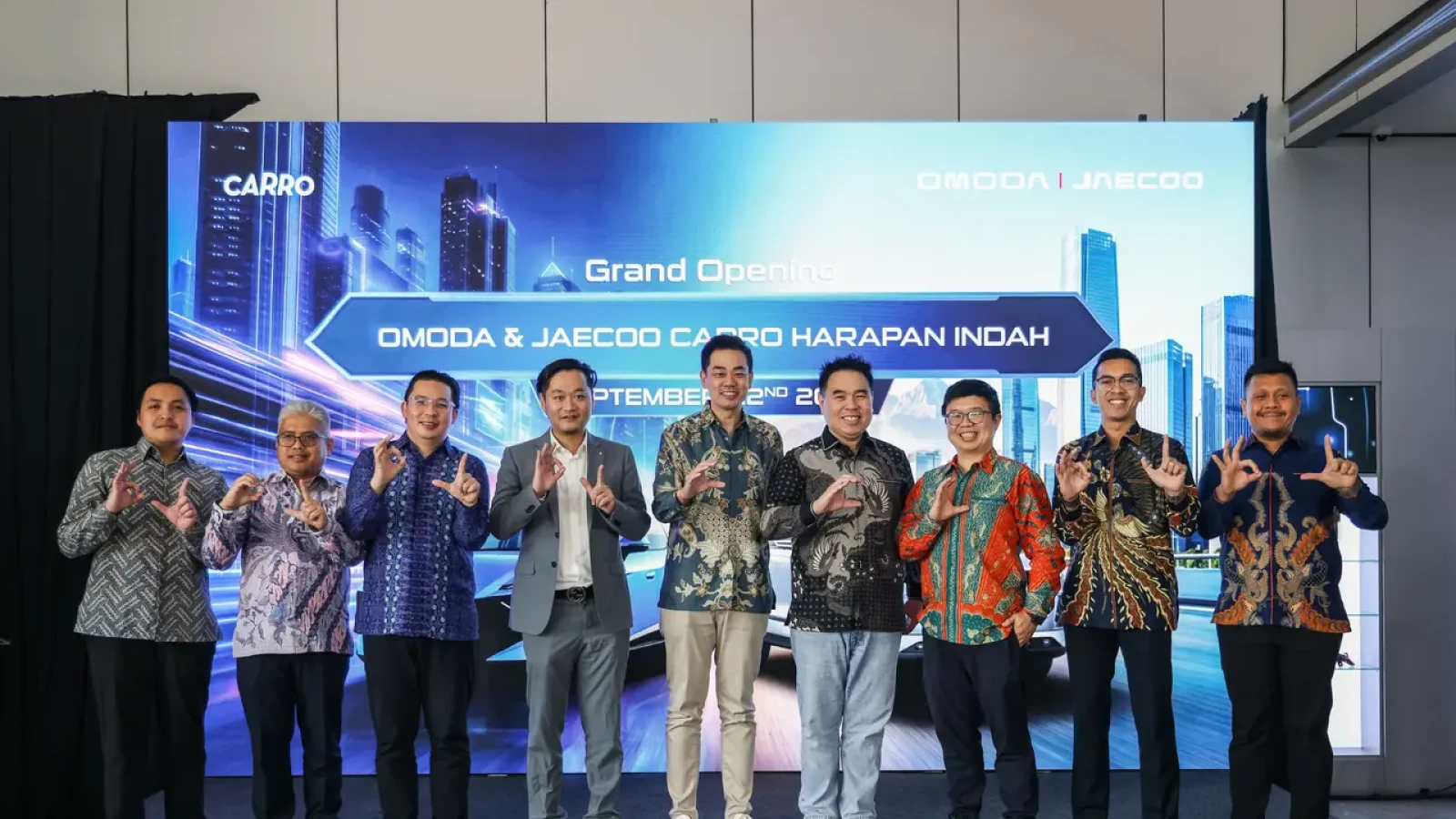 Dealer OMODA & JAECOO Harapan Indah Dibuka, Target Penjualan 150 Unit per Bulan