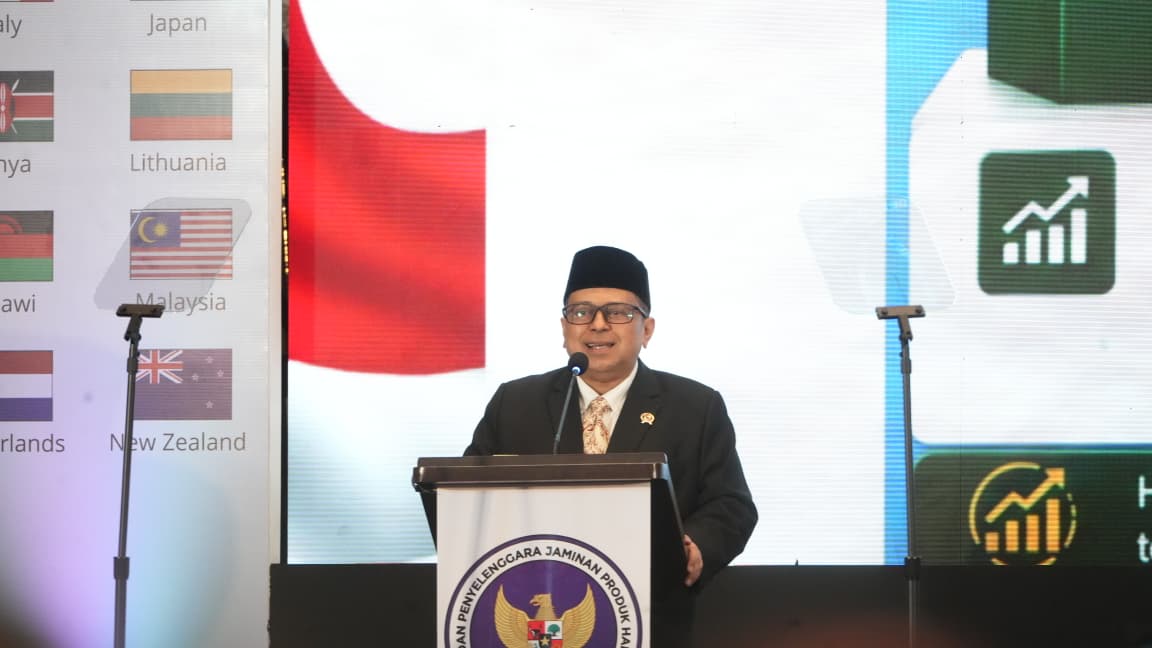 : Kepala BPJPH Ahmad Haikal Hassan dalam forum H20 di Jakarta