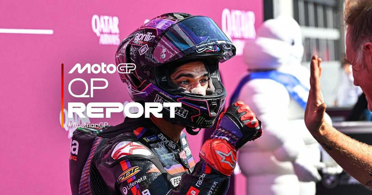 Electric Martin beats Marquez and Acosta to pole as title fight heats up in Austria