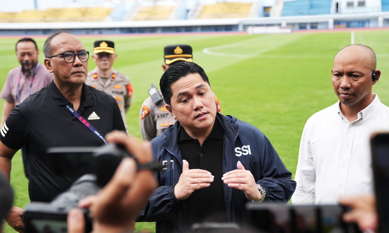 : Menteri Pemuda dan Olahraga Republik Indonesia (Menpora RI), Erick Thohir, menyampaikan apresiasi setinggi-tingginya kepada tim bulu tangkis beregu putra Indonesia yang berhasil menyumbangkan medali emas pertama bagi Kontingen Merah Putih pada Asian Games 2026 Aichi-Nagoya, Kamis (24/9/2026). (Foto Humas Kemenpora)