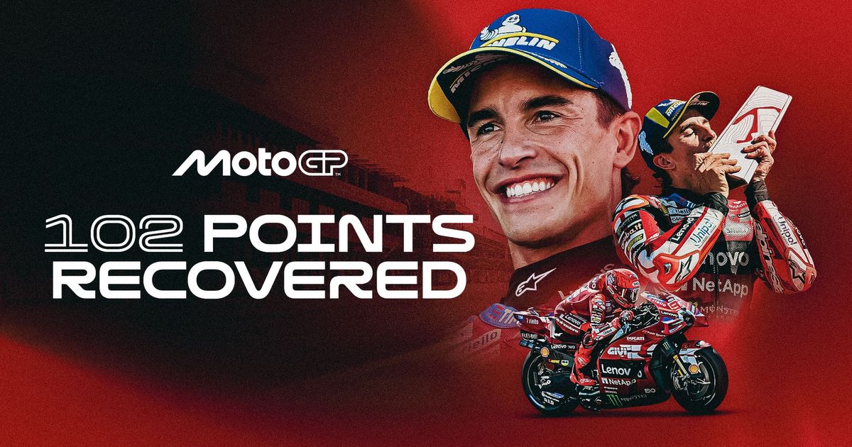 Game on: Marc Marquez overcomes the largest points deficit in history