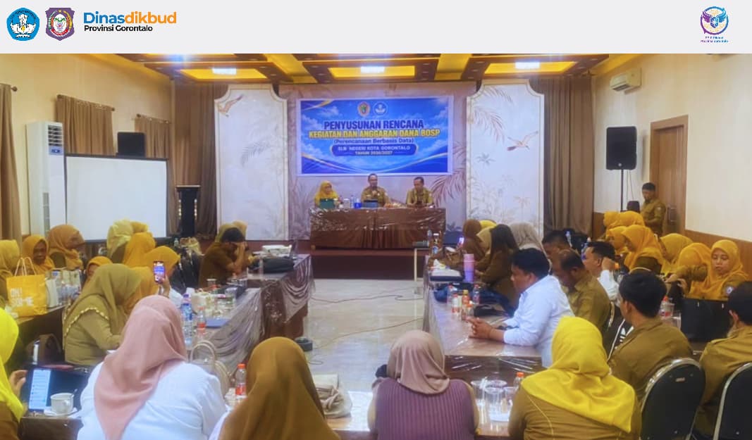 : Dinas Dikbud Provinsi Gorontalo terus memperkuat tata kelola satuan pendidikan melalui penerapan Perencanaan Berbasis Data (PBD). (foto PPID)