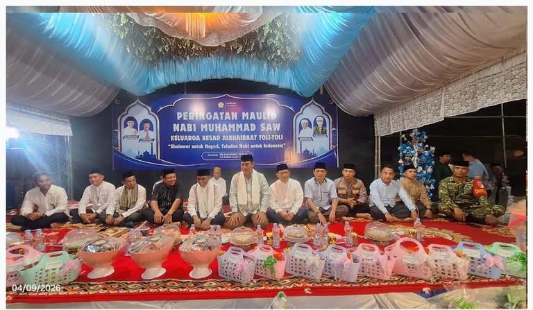: Gubernur Sulawesi Tengah Anwar Hafid menghadiri Peringatan Maulid Nabi Muhammad SAW 1448 H yang digelar Keluarga Besar Alkhairaat di MAS Alkhairaat Kalangkangan, Kabupaten Tolitoli, Jumat (4/9/2026)/ MC Tolitoli.