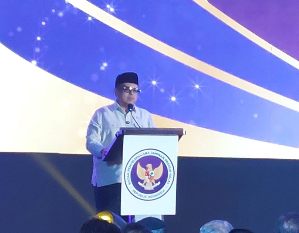 : Kepala BPJPH Ahmad Haikal Hasan pada acara The 5th Summit of Halal 20 (H20) 2026 /Foto Wandi/InfoPublik