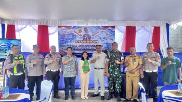HUT ke-71 Lalu Lintas, Satlantas Polres Ende Tegaskan Komitmen Layani Masyarakat