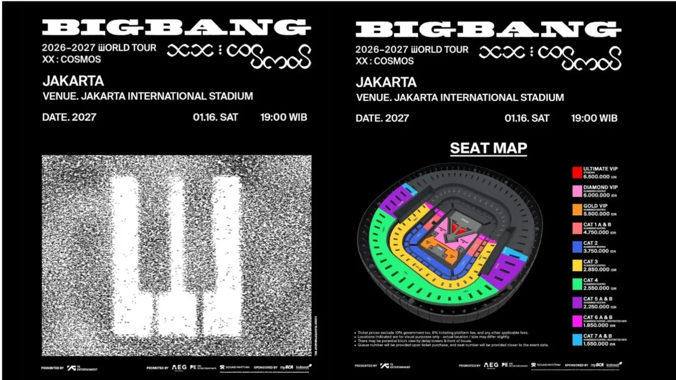 konser BIGBANG 2026-2027 WORLD TOUR IN JAKARTA