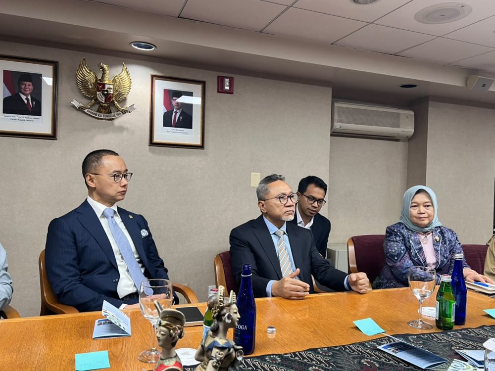 : Menko Pangan Zulkfli Hasan hadir dalam High Level and CEO Forum on Low-Emission Rice and Sustainable Agriculture dalam rangkaian kegiatan United Nations General Assembly (UNGA) ke-81 dan NY Climate Week 2026 di New York, AS. (Dok. Kemenko Pangan)