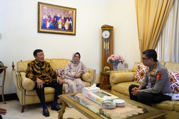 Jelang HUT ke-71 Lalu Lintas, Korlantas Polri Anjangsana ke Kediaman Irjen Pol (Purn) Heru Susanto
