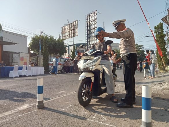 Jelang HUT ke-71 Lalu Lintas, Satlantas Tulungagung Gelar Coaching Clinic Ujian Praktik SIM
