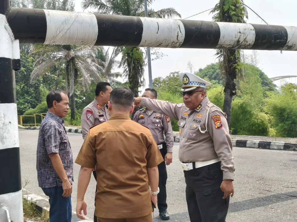 Jelang Pemeliharaan Jembatan Siak I, Ditlantas Polda Riau Pastikan Kesiapan Rekayasa Lalu Lintas