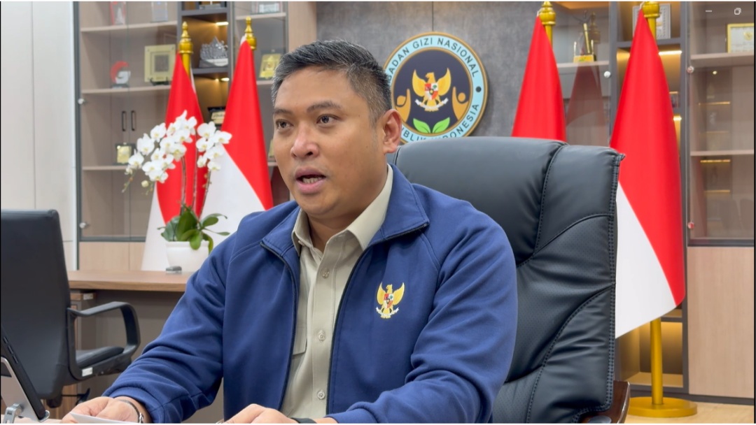 : Kepala Badan Gizi Nasional (BGN) Sudaryono saat menyampaikan keterangan publik terkait program MBG. (Dok. BGN)