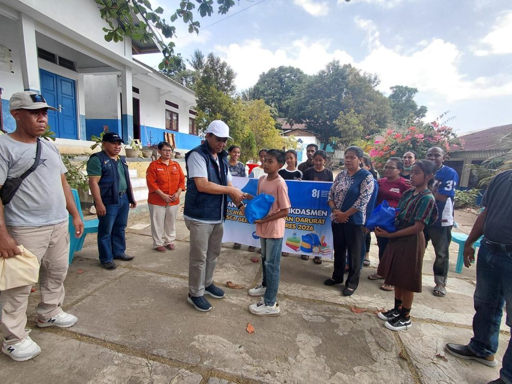 : Pemerintah memastikan ruang belajar aman sekaligus memulihkan kondisi psikologis peserta didik, guru, dan tenaga kependidikan yang terdampak gempa bumi di Pulau Flores, NTT. (Foto: Dok Kemendikdasmen)