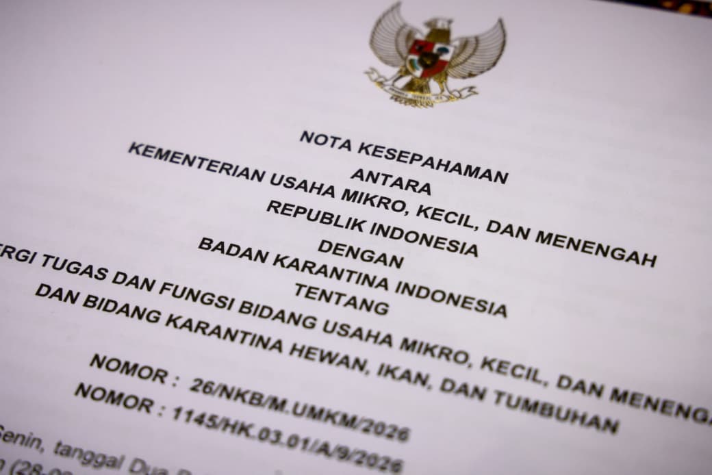 : Selain memperkuat pendampingan bagi UMKM berorientasi ekspor, Menteri UMKM Maman Abdurrahman menekankan pentingnya monitoring, evaluasi, dan pengawasan terhadap produk impor yang masuk ke Indonesia. Foto: Kementerian UMKM