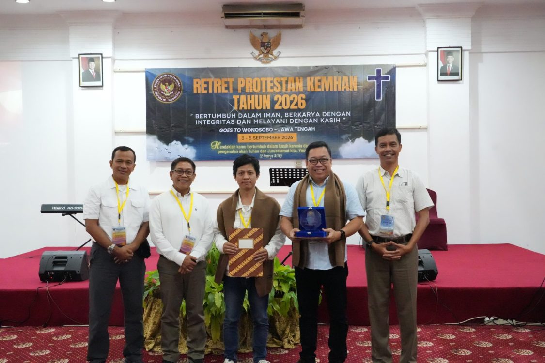 Kemhan RI Gelar Retret Protestan 2026, Momentum Bertumbuh Dalam Iman, Berkarya Dengan Integritas dan Melayani Dengan Kasih