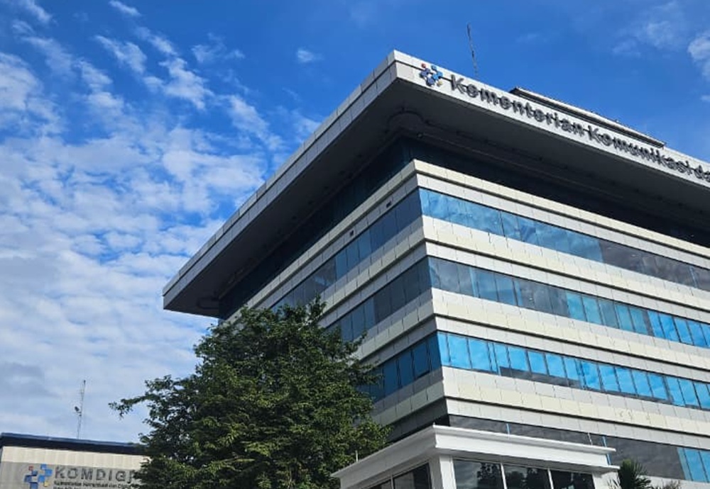 : Kantor Pusat Kementerian Komdigi Jakarta. (Foto: Dhea Anola/KPM Kemkomdigi)