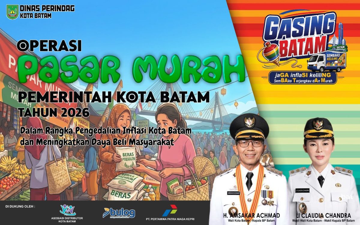 : Pemko Batam menggelar operasi pasar murah 15-17 September 2026.- Foto: Mc.Batam