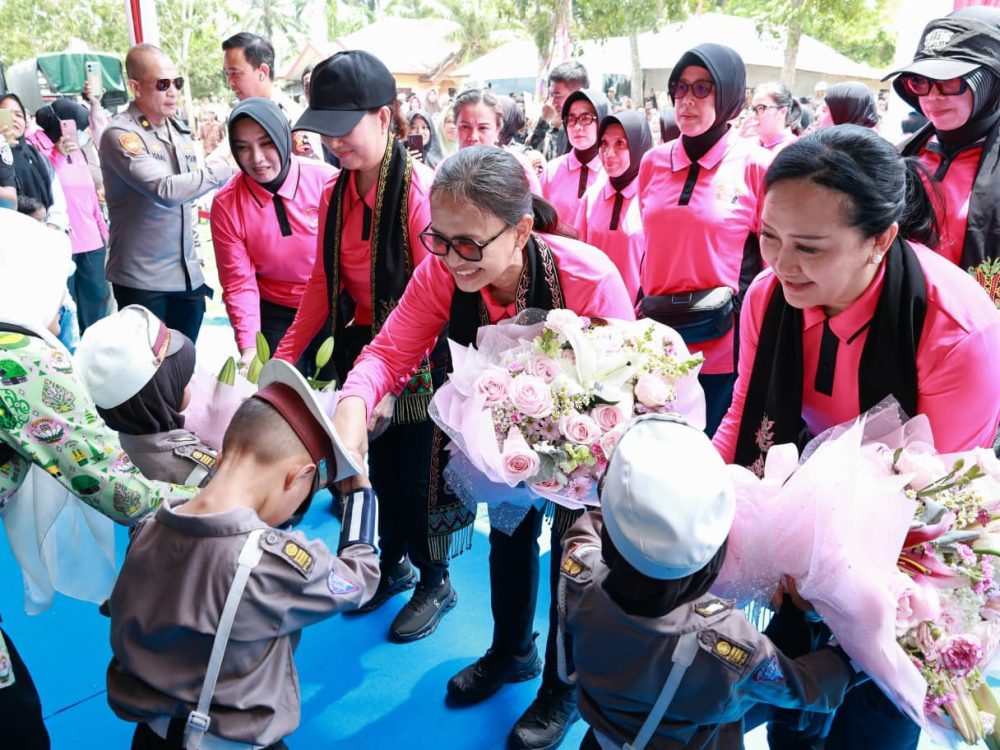 Kids Corner Bhayangkari Peduli Hibur Anak-anak di Aceh Tamiang