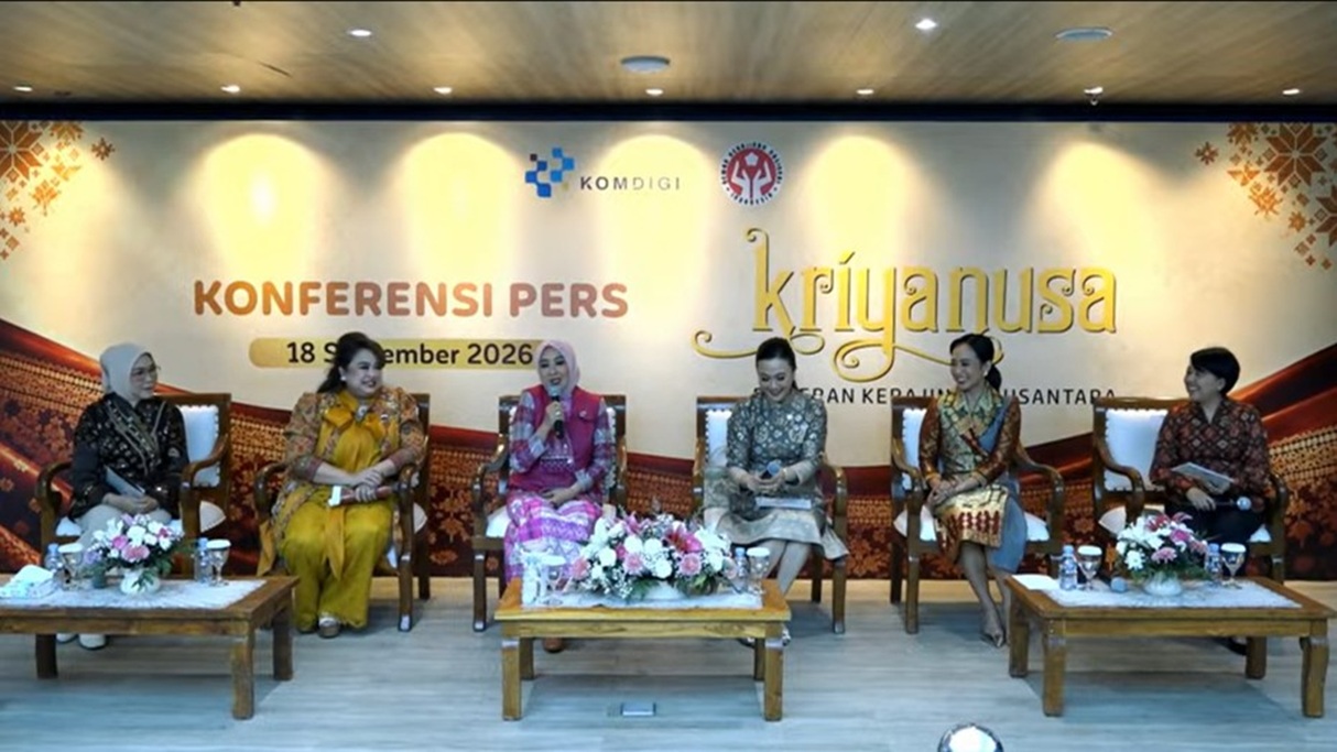 : Konferensi Pers Kriyanusa 2026 di kantor Kemkomdigi, Jakarta. (foto: YouTube KemkomdigiTV)