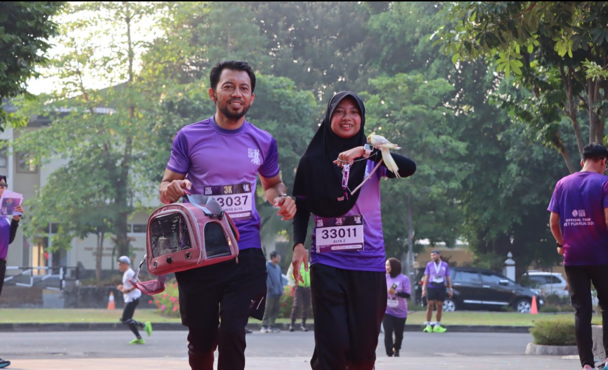 Lari Seru Bareng Anabul di UGM Vet Fun Run