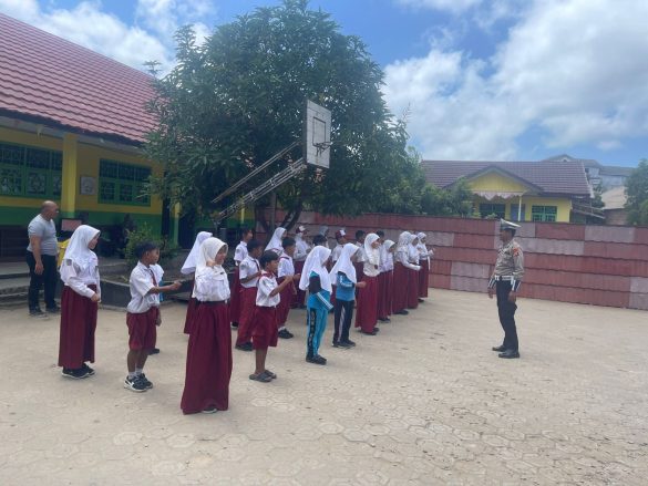 Lewat Pembinaan Pocil, Satlantas Polres Seruyan Tanamkan Disiplin Lalu Lintas