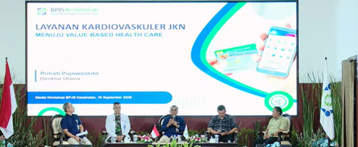 : Media Workshop Layanan Kardiovaskuler dalam Program JKN yang digelar di Rumah Sakit Dustira, Cimahi, Jawa Barat, Rabu (16/9/2026). (BPJS Kesehatan)