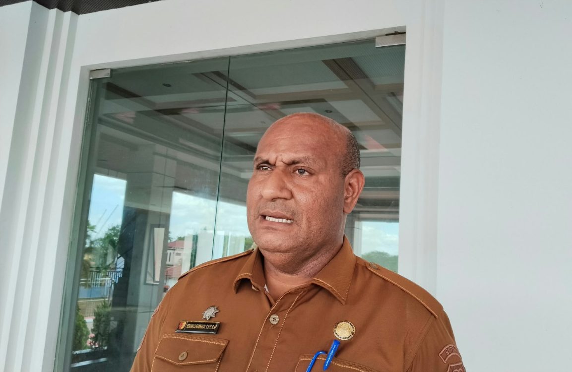 : Kepala Badan Pengelola Perbatasan Kabupaten Merauke, Rekianus Samkakai, Selasa, (1/9/2026), Foto:Get/McMrk