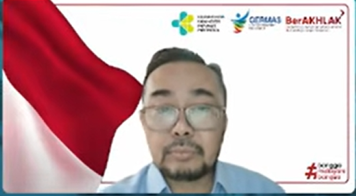 : Plt. Direktur Jenderal Penanggulangan Penyakit Kemenkes, Andi Saguni dalam konferensi pers Perkembangan Situasi dan Penanganan Influenza di Indonesia, di Jakarta, Senin (28/9/2026).