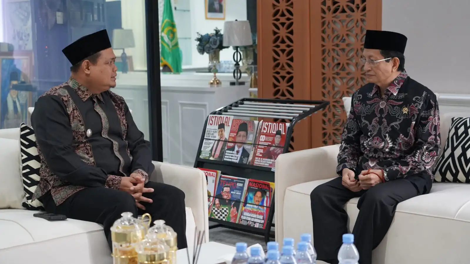 Menag dan Wabup Bungo Bahas Sinergi Pembinaan Pesantren dan Kerukunan Umat
