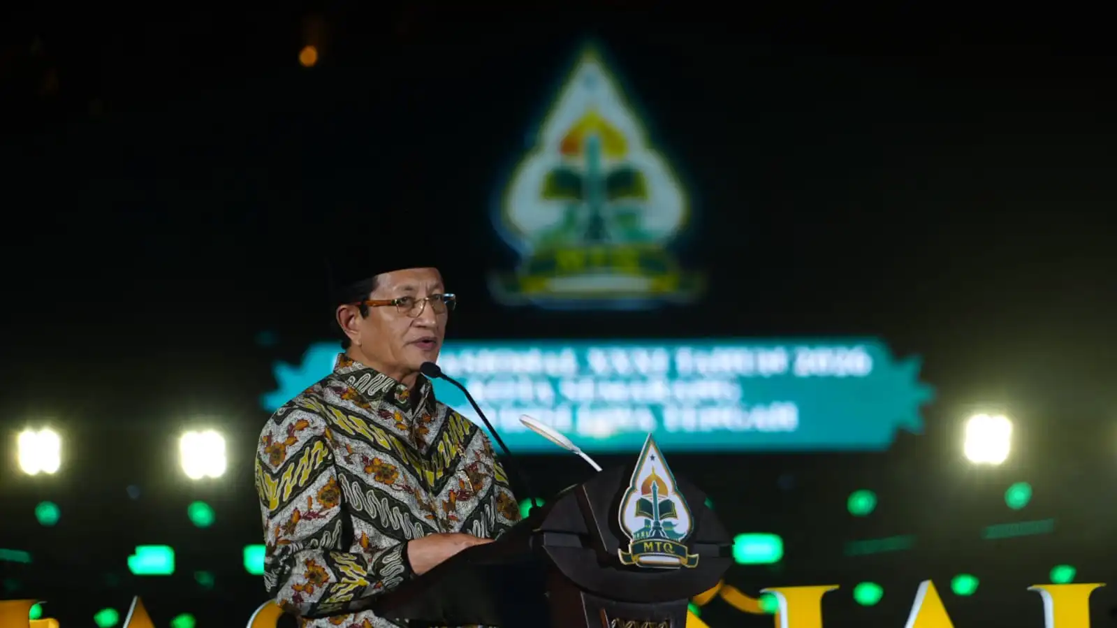 Menag: MTQ Nasional Punya Makna Sosial dan Kebangsaan yang Sangat Besar
