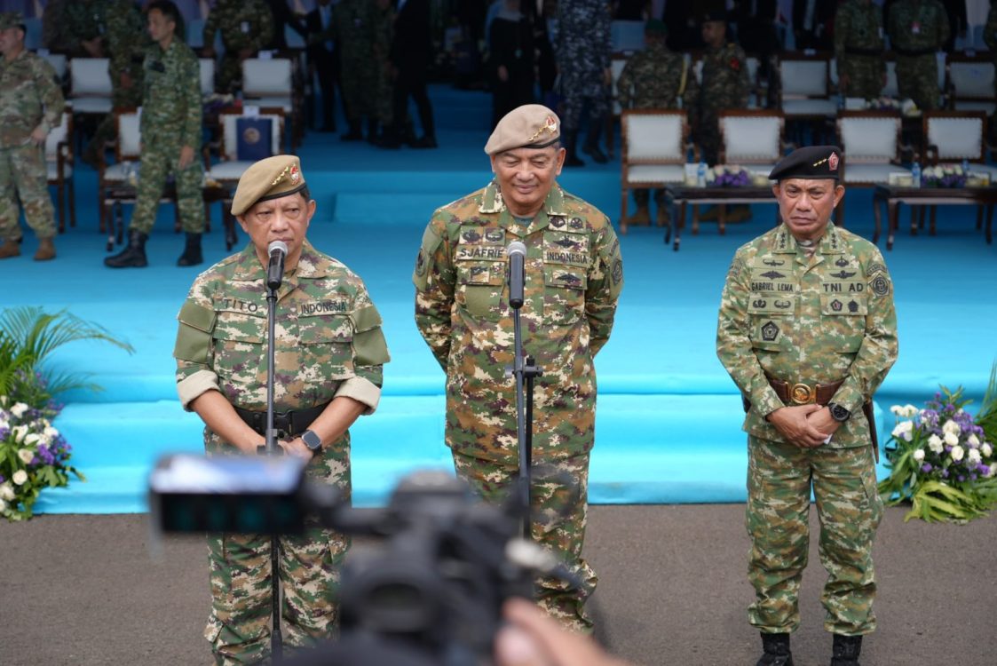 Menhan Sjafrie Hadiri Penutupan Latsarmil Komcad ASN Gelombang II 2026