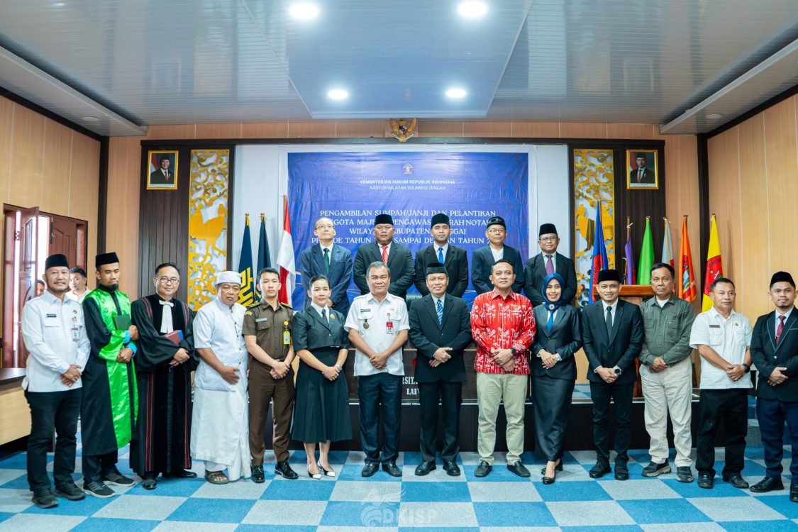 : Pelantikan dan Pengambilan Sumpah Anggota Majelis Pengawas Daerah Notaris (MPDN) Wilayah Kabupaten Banggai Periode 2026-2029