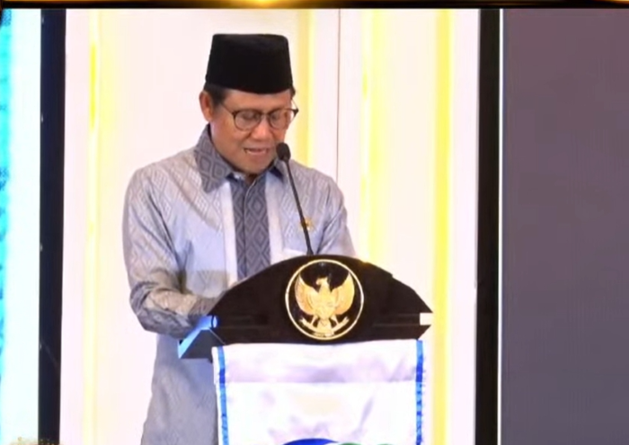 : Menteri Koordinator Bidang Pemberdayaan Masyarakat A. Muhaimin Iskandar dalam Pertemuan Nasional Fasilitas Kesehatan 2026 dan Penganugerahan Seva Paramahita Awards oleh Badan Penyelenggara Jaminan Sosial (BPJS) Kesehatan di Jakarta, Selasa (15/9/2026).