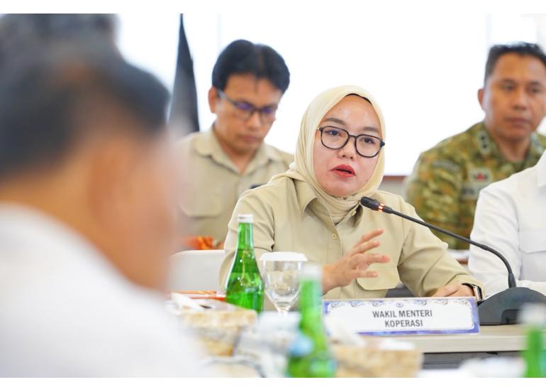 : Kementerian Koperasi memperkuat peran KDKMP dalam mendukung operasionalisasi KNMP guna membangun ekosistem usaha perikanan terintegrasi demi meningkatkan kesejahteraan masyarakat pesisir, Selasa (15/9/2026). FOTO dok. HUMAS Kemenkop