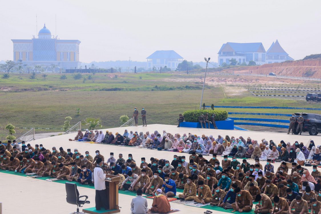 : Pemko pekanbaru melaksanakan sholat Istisqa beberapa waktu lalu