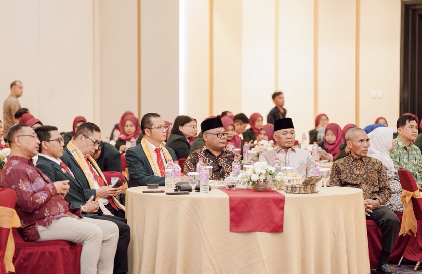 : Wakil Wali Kota Ternate, Nasri Abubakar, menghadiri pelantikan Pengurus IDI Wilayah Maluku Utara yang dirangkaikan dengan penyusunan program kerja strategis Pengurus IDI Cabang Kota Ternate, Minggu (20/9/2026)/ (Athu Prokopim/MC Ternate)
