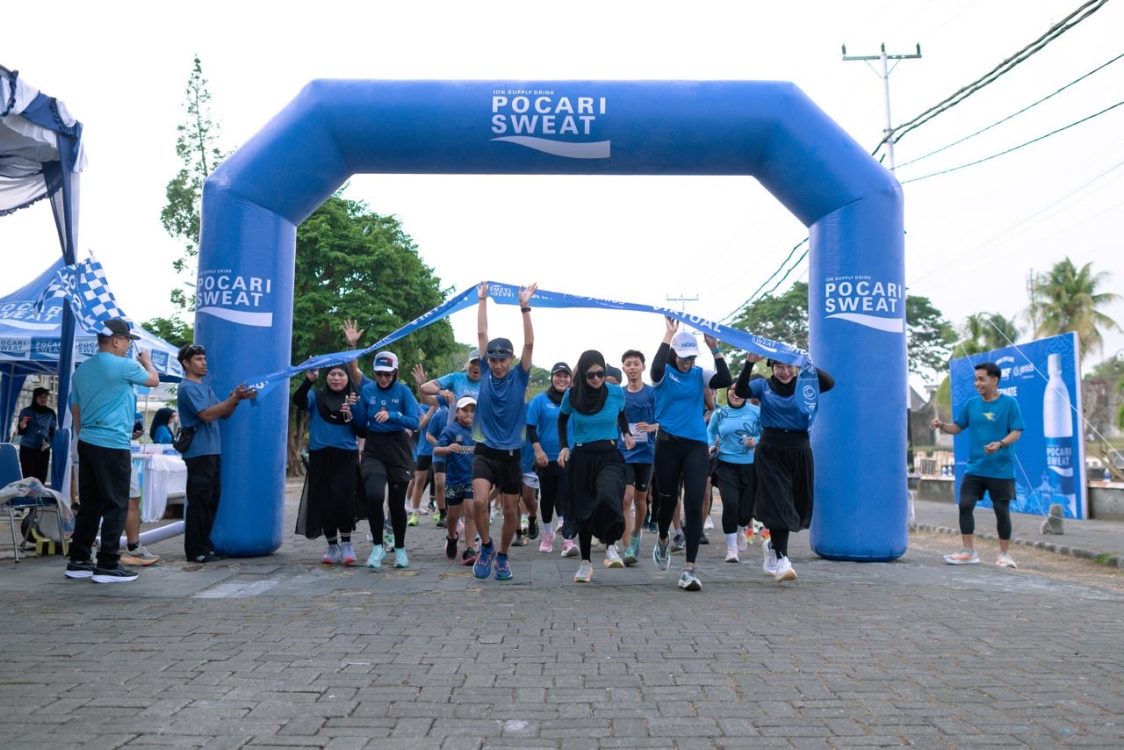 : Peserta Virtual Run sejauh 5 kilometer (km) di kawasan Taman Film Benteng Oranje, Kota Ternate, Minggu (20/9/2026)/ (Prokopim/Tim)