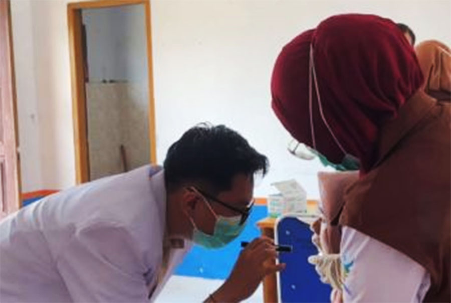 : Pelayanan dokter spesialis dan dokter gigi di Kecamatan Pinogu Kabupaten Bone Bolango. (foto Dian)
