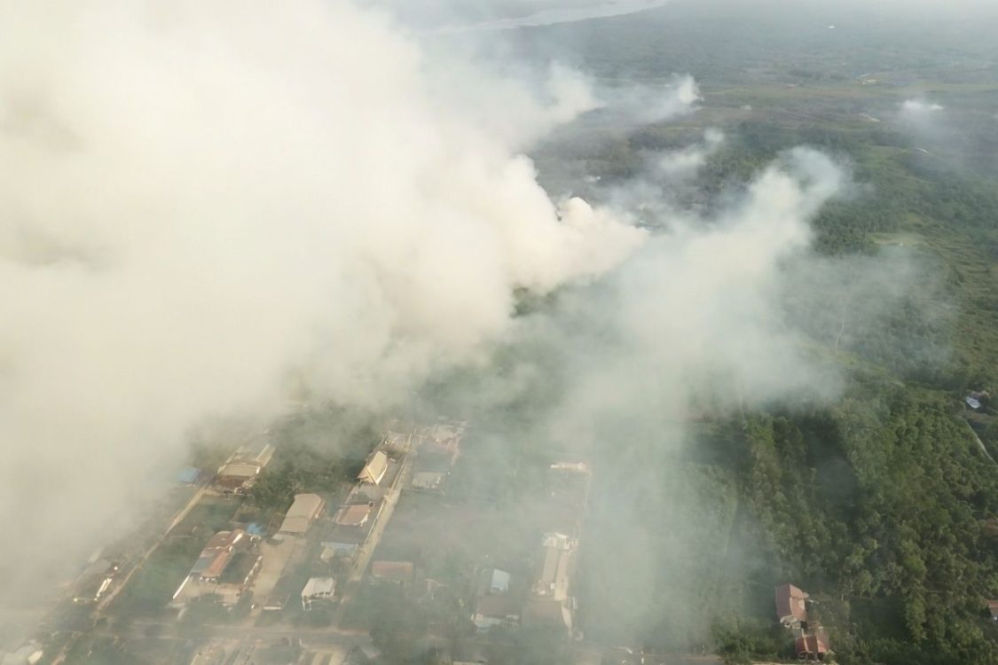 : Kebakaran hutan dan lahan (karhutla) di Kalimantan Timur masih terjadi di tengah kondisi kemarau yang melanda sejumlah wilayah. (Dok. Damkar Kukar)