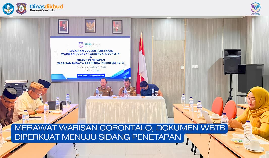 : Pembahasan perbaikan usulan Penetapan Warisan Budaya Takbenda (WBTb) Gorontalo tahun 2026. (foto PPID)