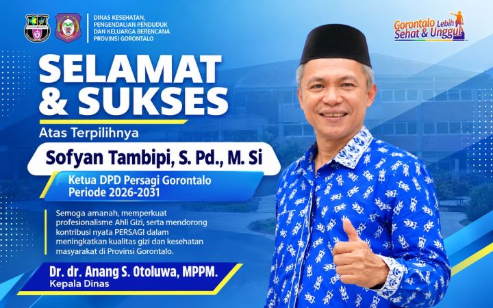 : Sofyan Tambipi Ketua PERSAGI Gorontalo Periode 2026–2031. (Foto Dandels)