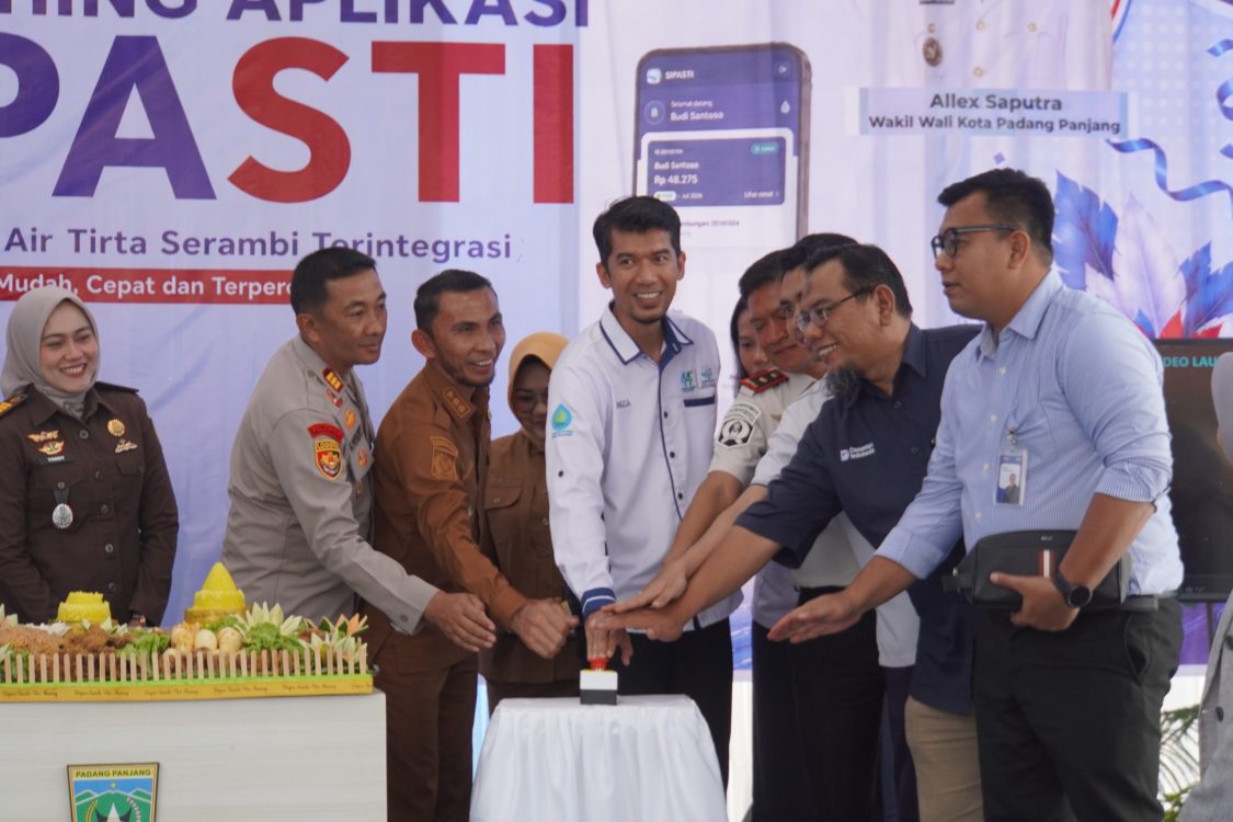 : Perumdam Tirta Serambi Luncurkan SIPASTI, Permudah Pelayanan Air Minum Berbasis Digital. (foto: MC Padang Panjang)