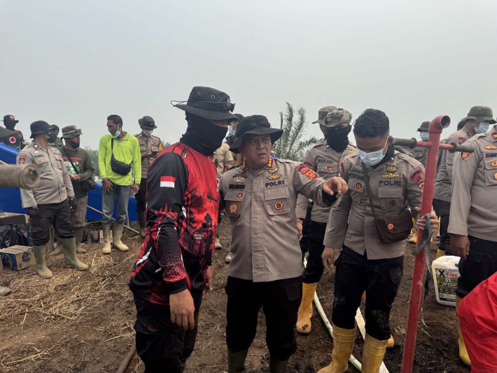 Polda Jambi Gunakan 1.400 Liter Cairan X-Fire untuk Percepat Penanganan Karhutla di Taman Nasional Berbak