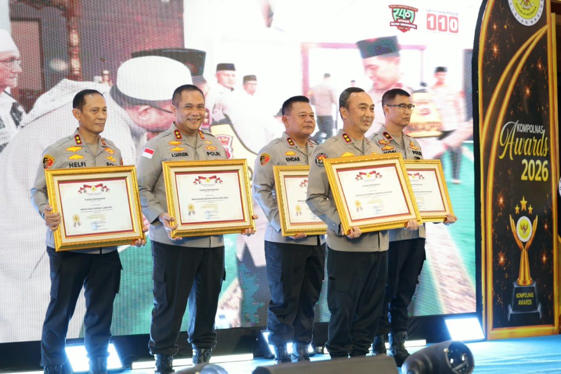 Polda Sumsel Raih Penghargaan Polda Terbaik Kompolnas Awards 2026
