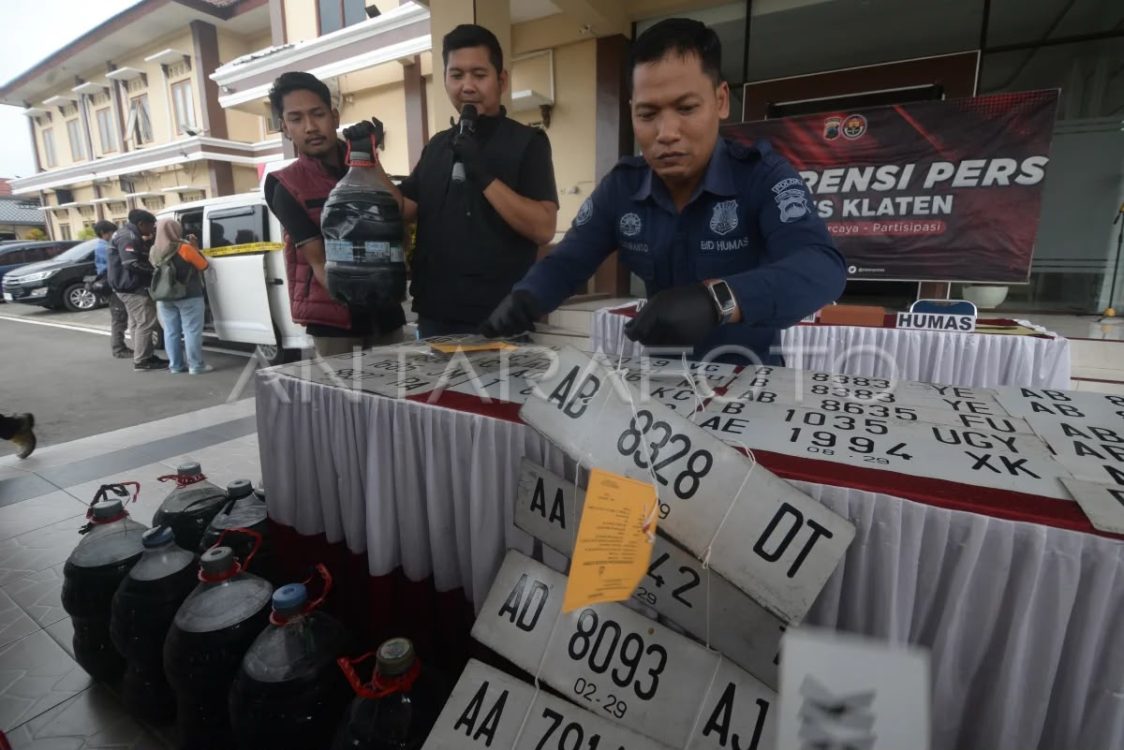 Polres Klaten Ungkap Kasus Penyalahgunaan BBM Bersubsidi, Rugikan Negara Rp378 Juta