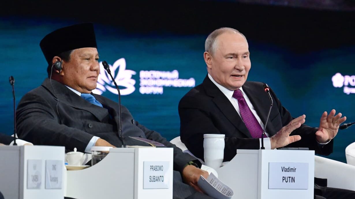 : Presiden Republik Indonesia, Prabowo Subianto, menghadiri Eastern Economic Forum (EEF) ke-11 di Far Eastern Federal University (FEFU), Vladivostok, Federasi Rusia, pada Kamis (3/9/2026). Foto: BPMI Setpres/Muchlis Jr